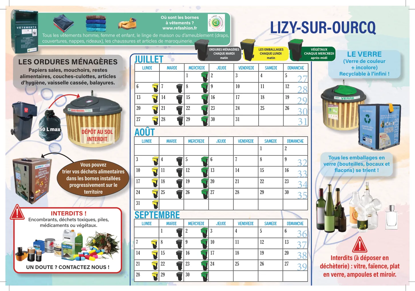 Calendrier de collecte 2026 de Lizy-sur-Ourcq — page 3