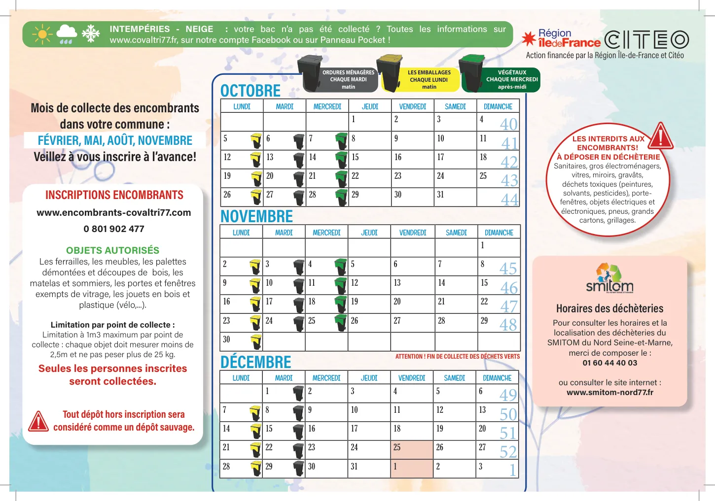 Calendrier de collecte 2026 de Lizy-sur-Ourcq — page 4