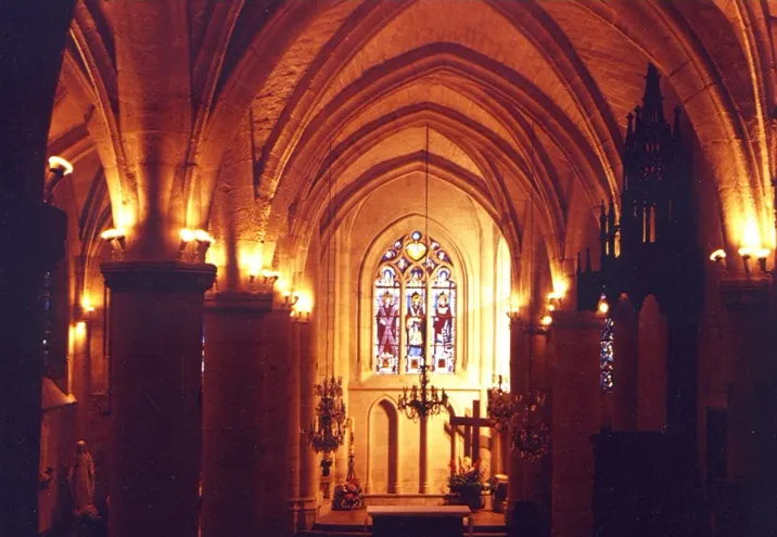 Intérieur de l'église Saint-Médard
